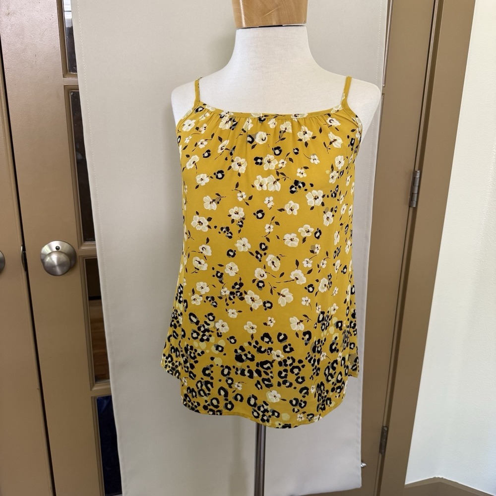 Cabi Womens XS Floral Camisole Tank Top‎ Sleeveless Blouse Style 5735